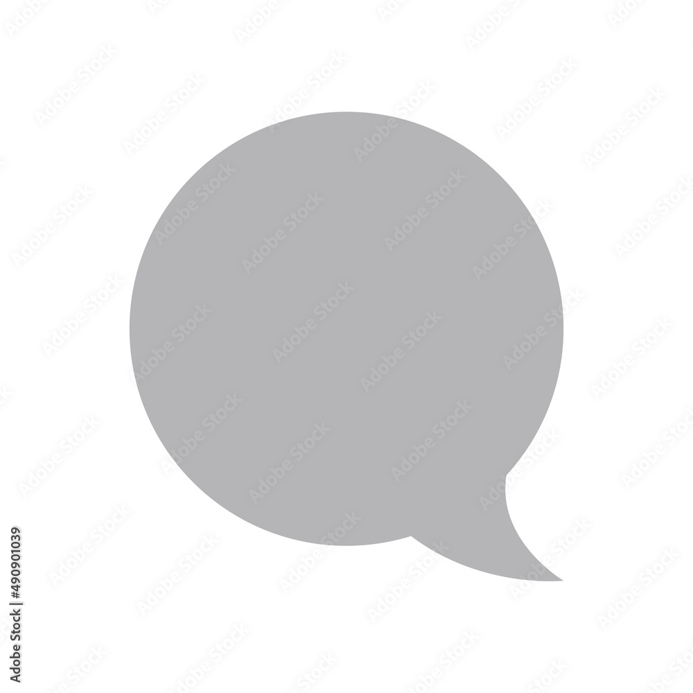 Speech or chat bubble filled vector icon. Talking or thought balloon symbol. Speech or chat bubble filled vector icon. Talking or thought balloon symbol.