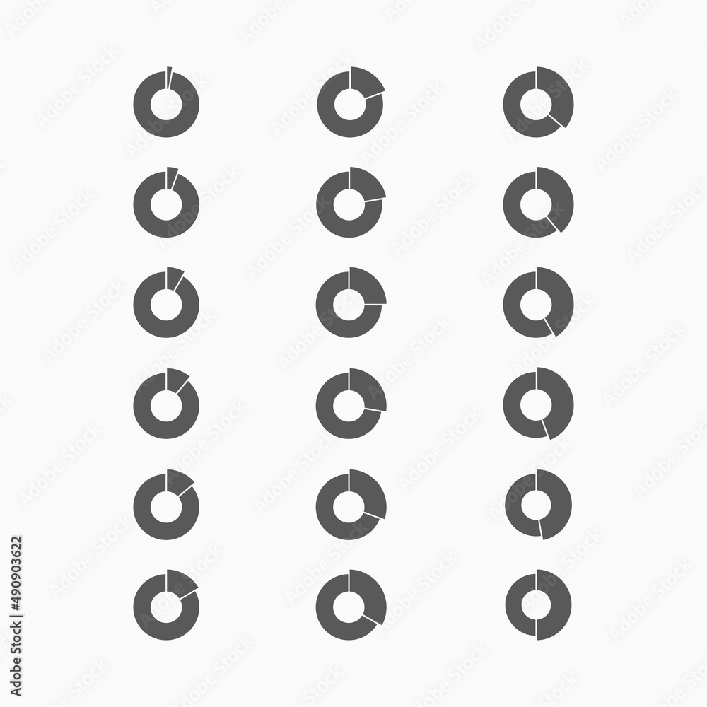 pie chart icon, circle chart vector pie chart icon, circle chart vector