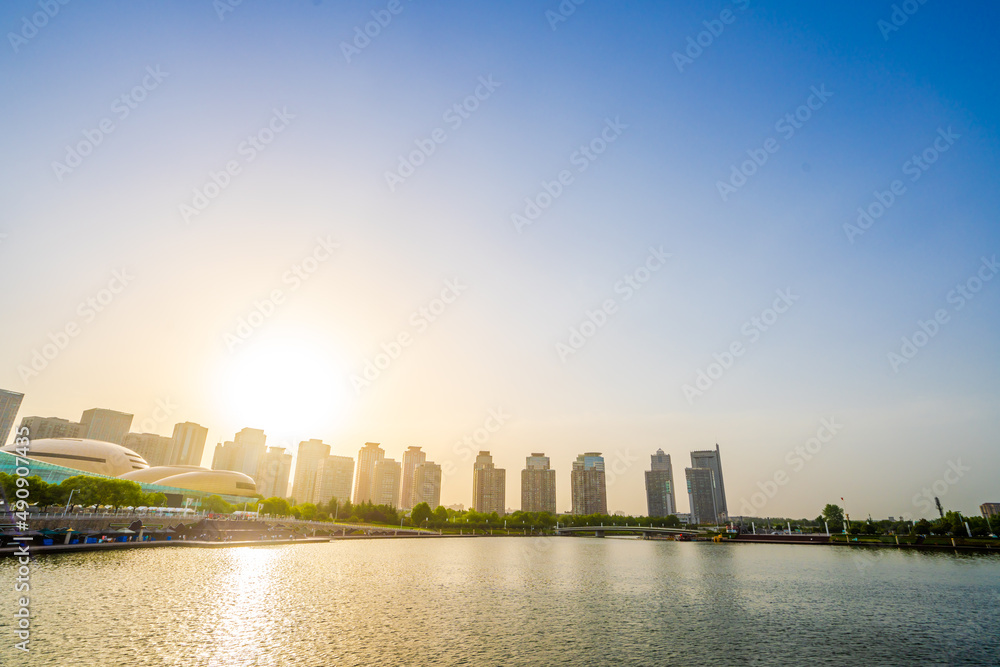 Φωτογραφία Ruyi Lake Scenic area, Zhengzhou City, Henan Province, China