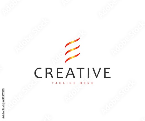 Letter E Logo Icon Design Template