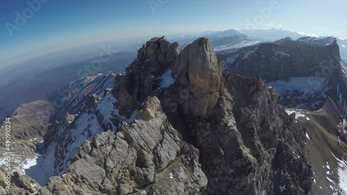 Wallpaper Mural Caucasus, Ossetia. Alagir Gorge. Rocky bastion of Mount Barzond-Tsagveri. Torontodigital.ca