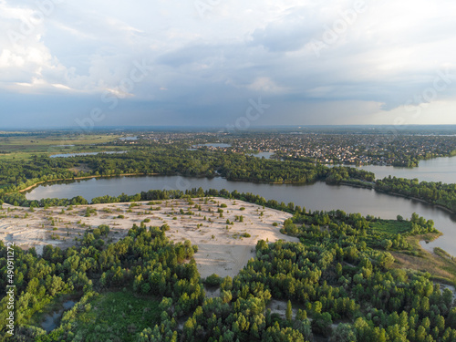 Kyiv, Ukraine. Nebrezh lake, Osokorki. © Hanna Frolova