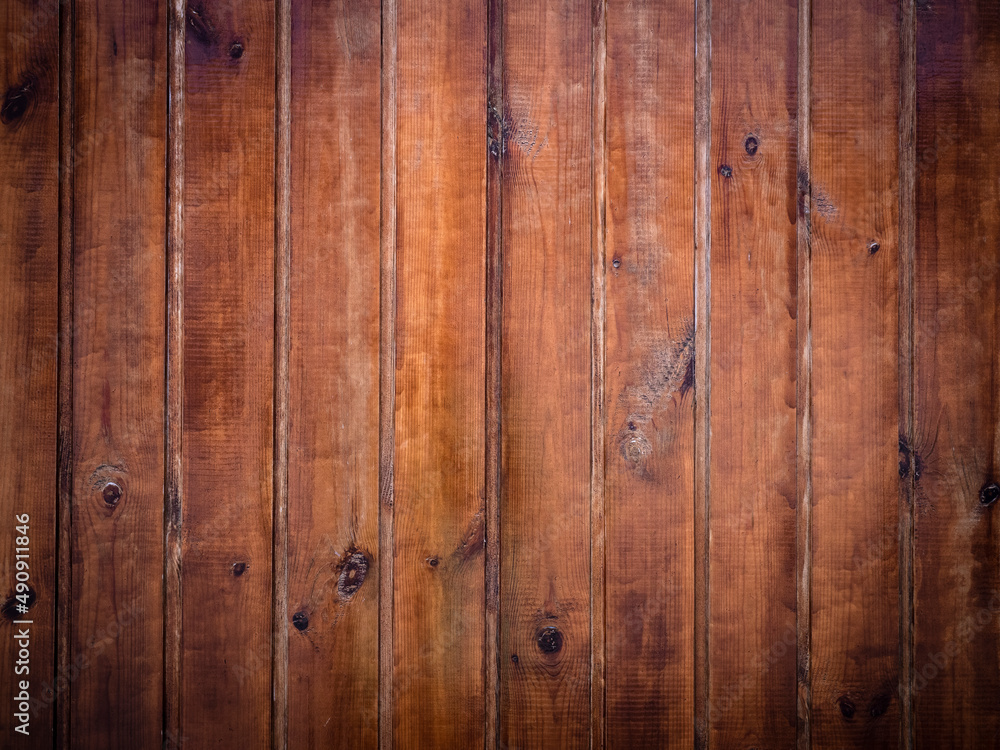 Obraz premium wood plank wall texture background