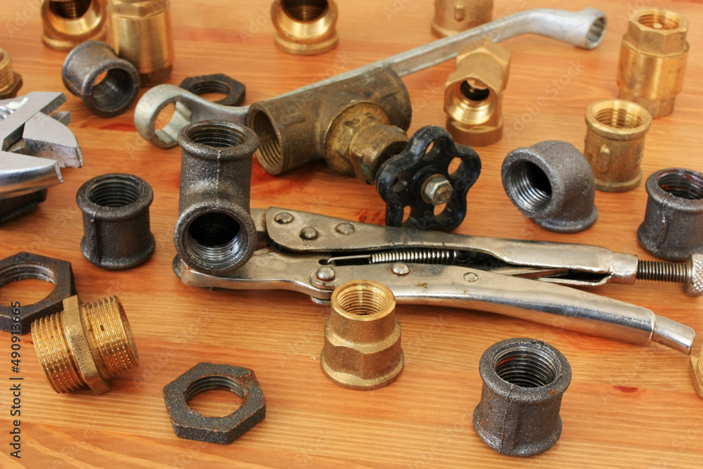 Old plumbing brass fittings for plumbing Old plumbing brass fittings for plumbing