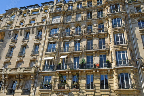 Paris  France - march 31 2019 : the Benjamin Franklin street © PackShot