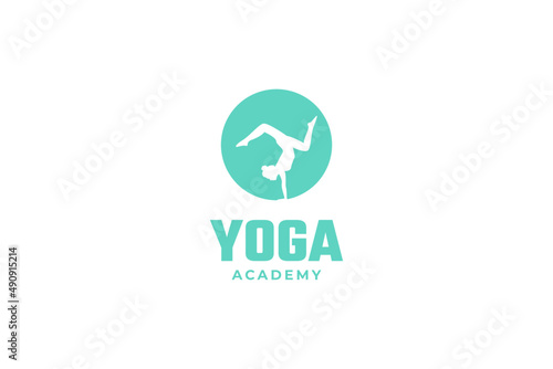 Yoga academy logo design
