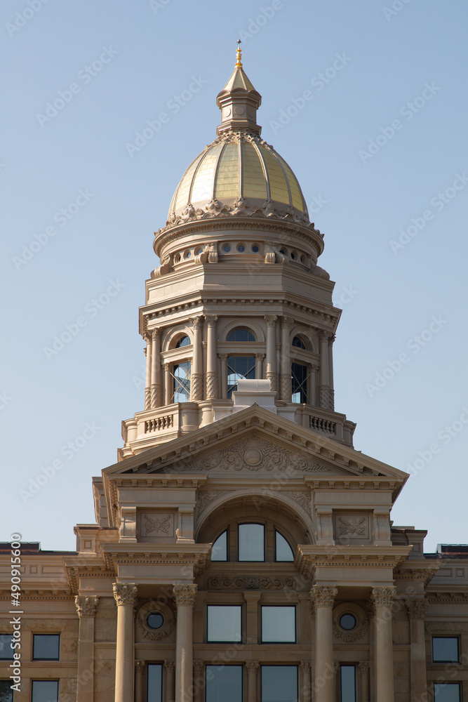Wyoming state capitol building in Cheyenne, Wyoming Wyoming state capitol building in Cheyenne, Wyoming