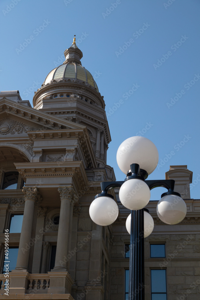 Wyoming state capitol building in Cheyenne, Wyoming Wyoming state capitol building in Cheyenne, Wyoming