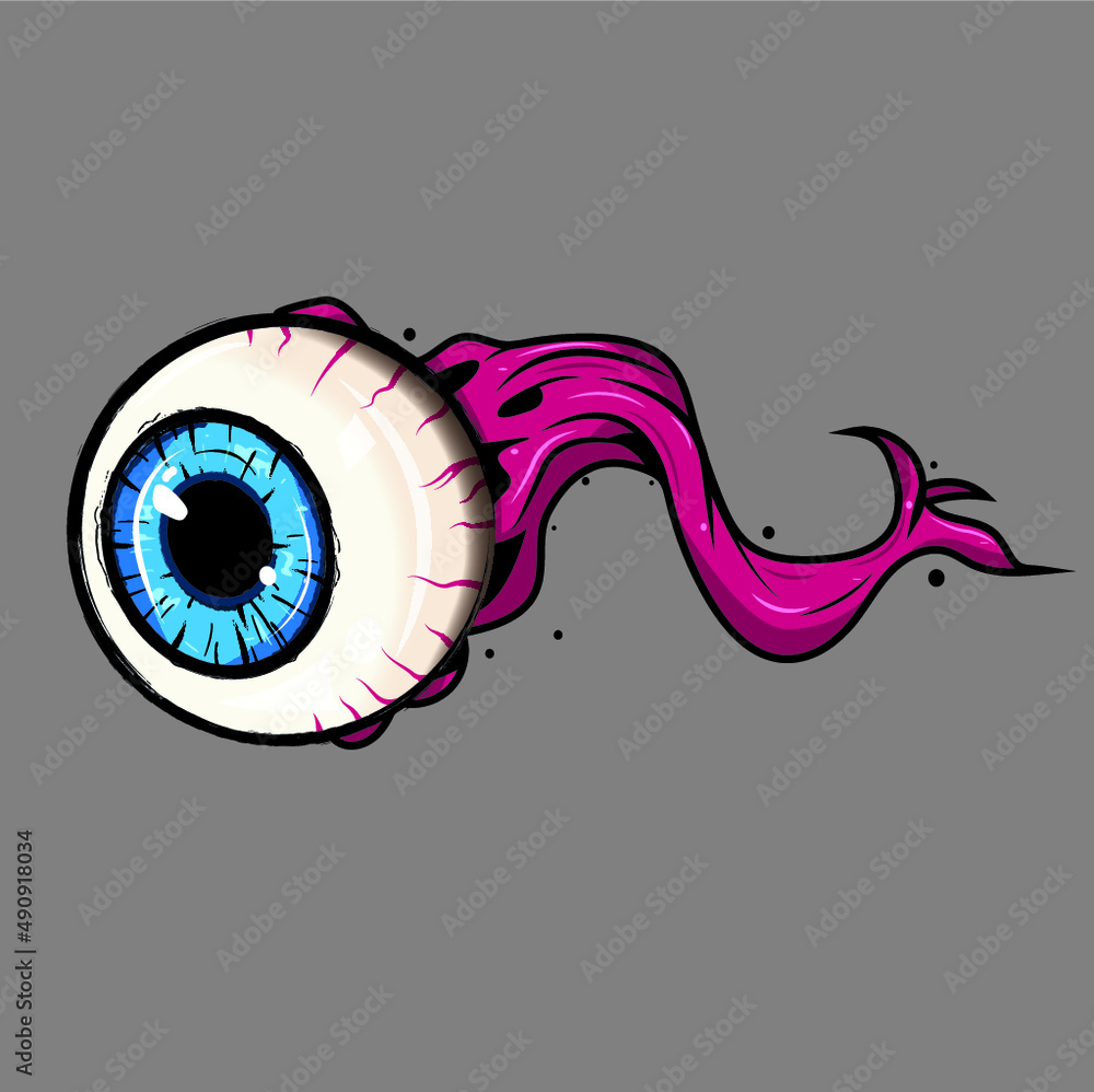 Vector Eyeball Out Of The Socket Stock Vector Adobe Stock Vector Eyeball Out Of The Socket Stock Vector Adobe Stock