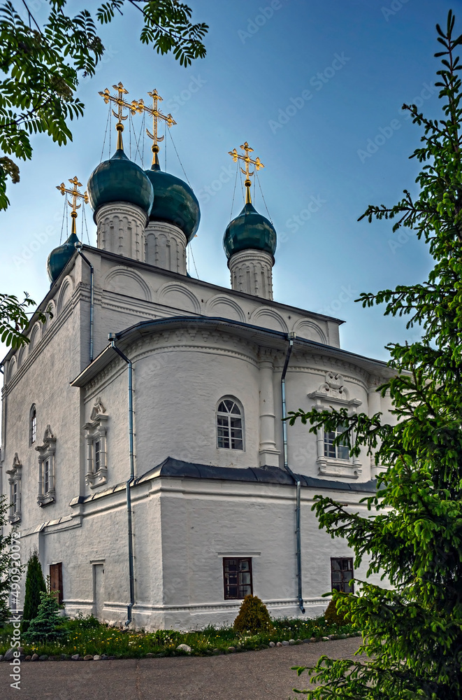 Annunciation church, XVI - XVII centuries. Nikitsky monastery, city of Pereslavl Zalessky, Russia. Date of foundation - about 1186