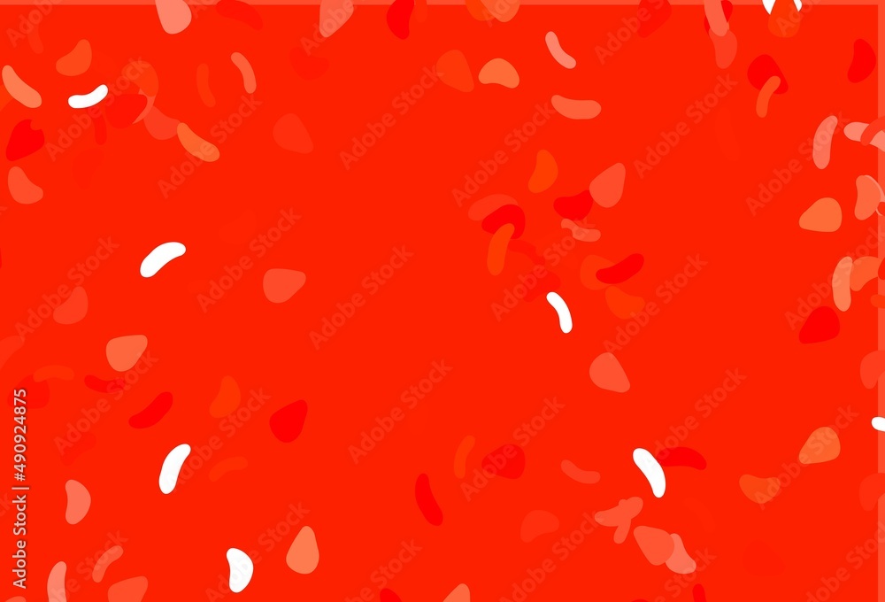 Light Red vector backdrop with abstract shapes. Light Red vector backdrop with abstract shapes.