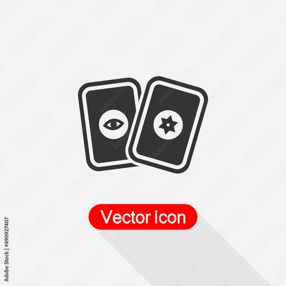 Tarot icon, Tarot Card Icon Vector Illustration Eps10 Tarot icon, Tarot Card Icon Vector Illustration Eps10