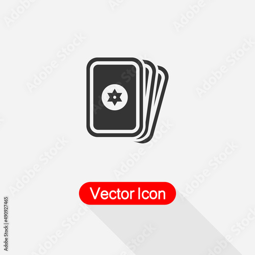 Tarot icon, Tarot Card Icon Vector Illustration Eps10