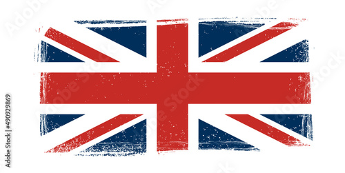 The United Kingdom grunge flag vector illustration