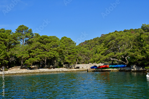 the Mljet island, Croatia- september 3 2021 : picturesque island in summer © PackShot