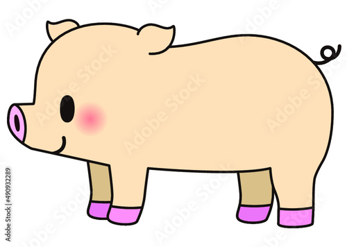 豚,ブタ,ぶた,動物,動物園,子豚,親豚,かわいい,デフォルメ,単品,家畜,酪農,養豚,食材,材料,食べ物,牧場,自然,肉,豚肉,ピッグ,放牧,肉屋,アニマル,ファーム,シンプル,焼肉,生き物,子供向け,キャラクター,生物,飼育,サファリパーク,アイコン,イラスト