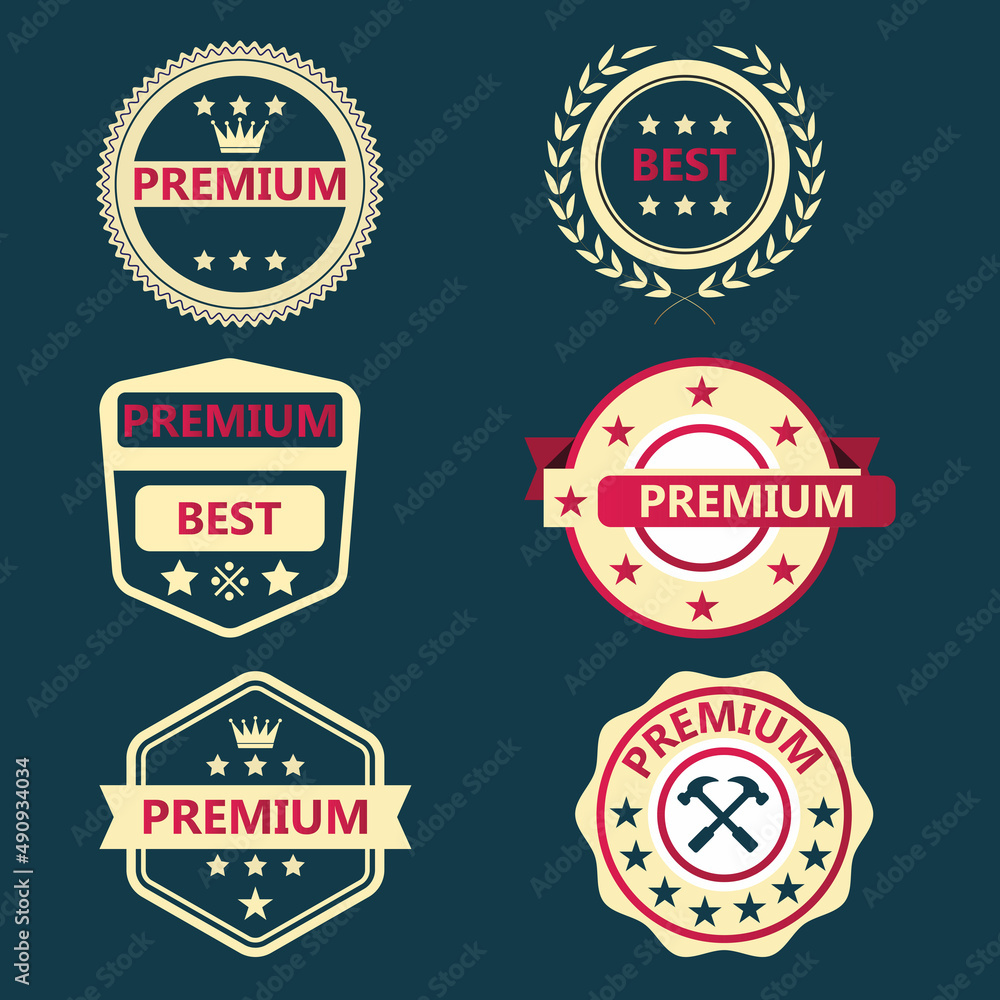 Badge logo icon collection design