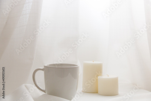 White cup mockup © Ali