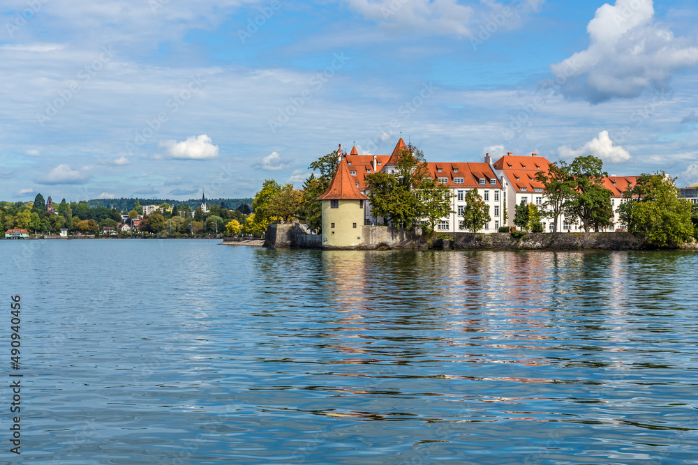 Lindau, Germany. Scenic view from the lake