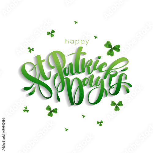 St. Patrick s day banner design, vector EPS10