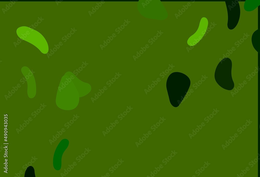 Light Green vector backdrop with abstract shapes. Light Green vector backdrop with abstract shapes.
