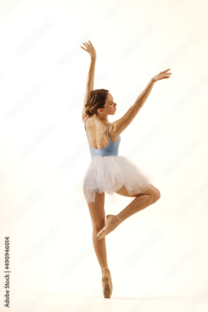a girl dancer in a dance pose a girl dancer in a dance pose