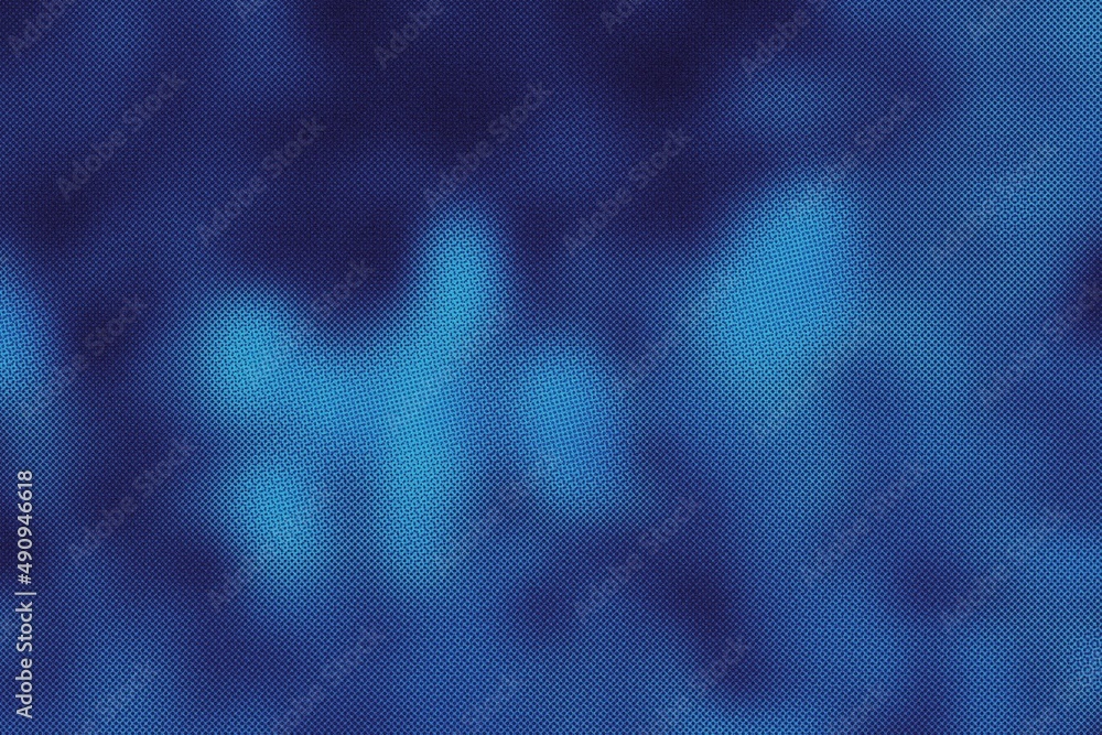 Abstract Blue Gradient Halftone Pattern Background