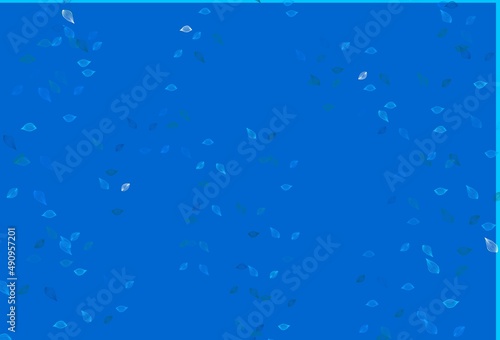 Light BLUE vector doodle pattern.