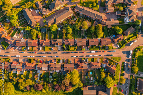 Looking Down on a Croydon Neighborhood, UK photo