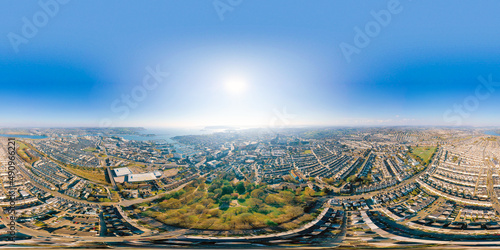 360 degree Spehrical World View of Plymouth, United kingdom photo