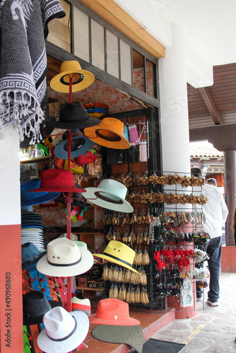 Sombreros en Mercado de Mazamitla photo