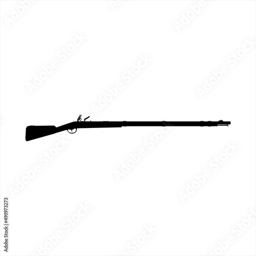 Musket Flintlock Black Powder Gun Weapon