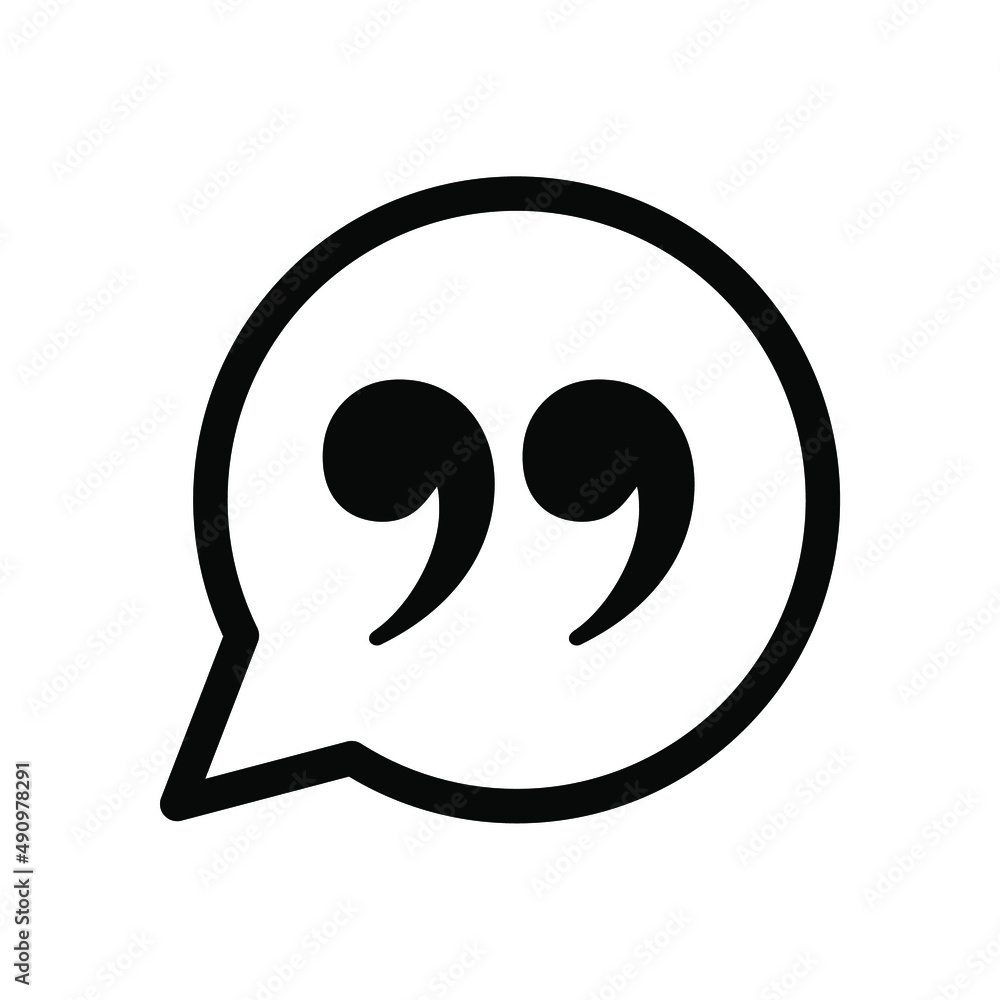 quotes sign flat style icon quotes sign flat style icon