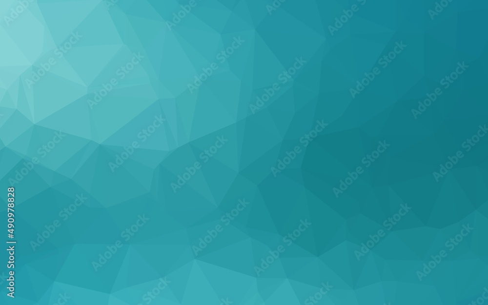 Light BLUE vector triangle mosaic cover. Light BLUE vector triangle mosaic cover.