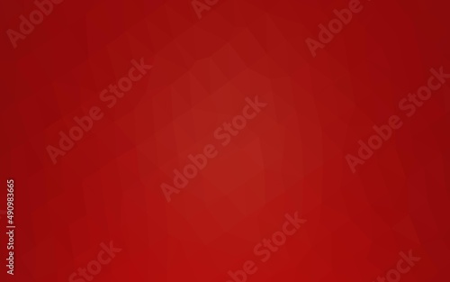 Light Red vector abstract mosaic pattern.