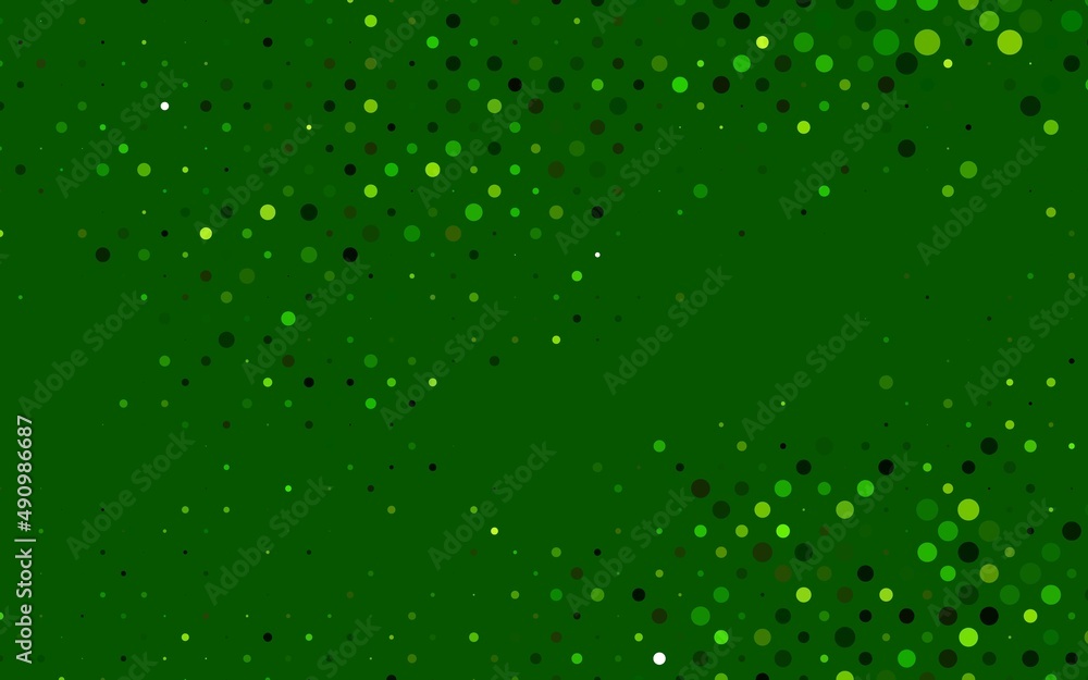 Light Green vector layout with circle shapes. Light Green vector layout with circle shapes.