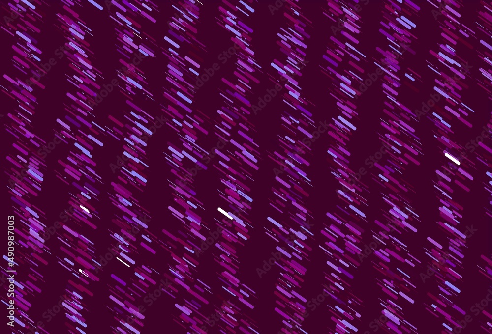Obraz premium Light Purple vector background with straight lines.