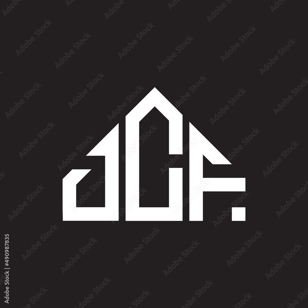 DCF letter logo design on black background. DCF creative initials letter logo concept. DCF letter design. DCF letter logo design on black background. DCF creative initials letter logo concept. DCF letter design.
