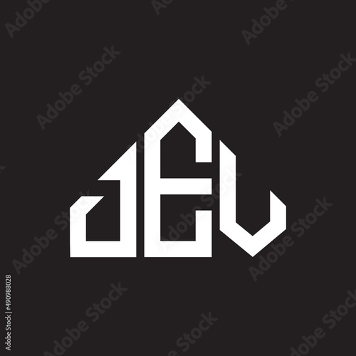 DEV letter logo design on black background. DEV creative initials letter logo concept. DEV letter design.