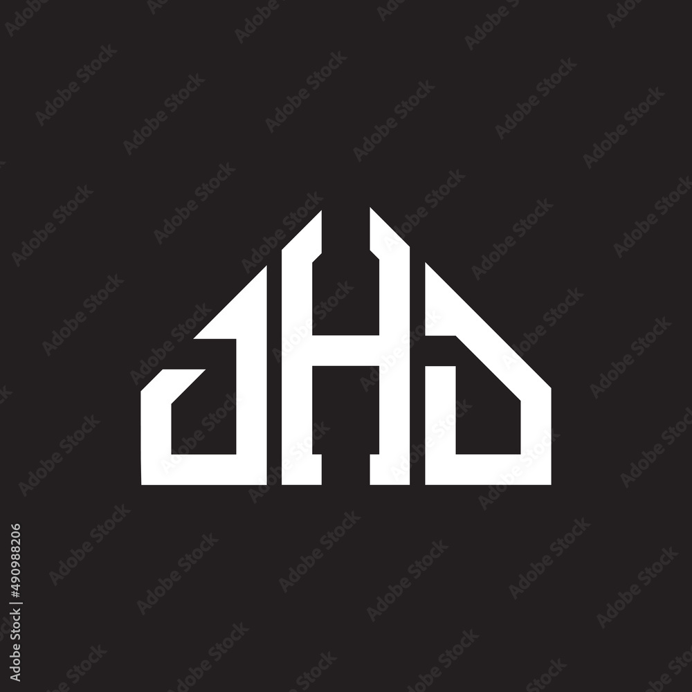DHD letter logo design on black background. DHD creative initials letter logo concept. DHD letter design. DHD letter logo design on black background. DHD creative initials letter logo concept. DHD letter design.