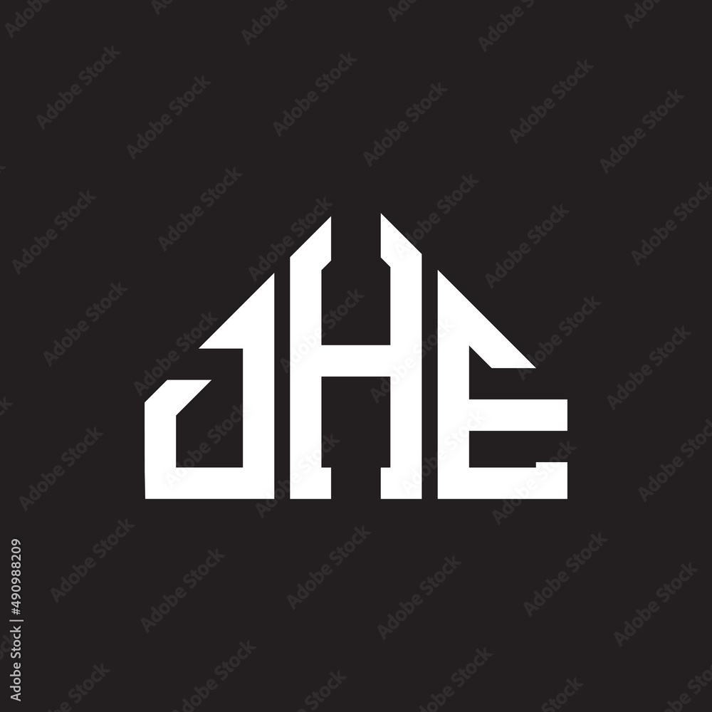 DHE letter logo design on black background. DHE creative initials letter logo concept. DHE letter design. DHE letter logo design on black background. DHE creative initials letter logo concept. DHE letter design.