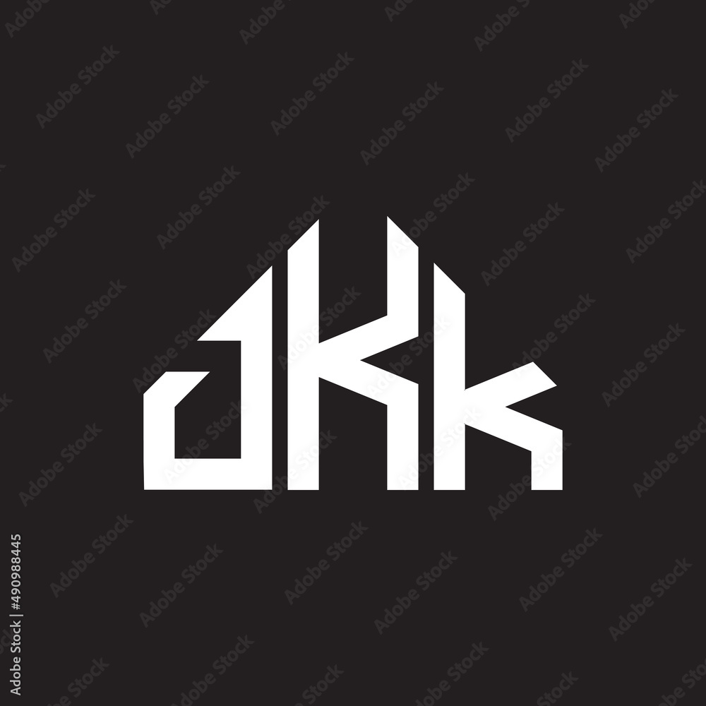 DKK letter logo design on black background. DKK creative initials letter logo concept. DKK letter design. DKK letter logo design on black background. DKK creative initials letter logo concept. DKK letter design.