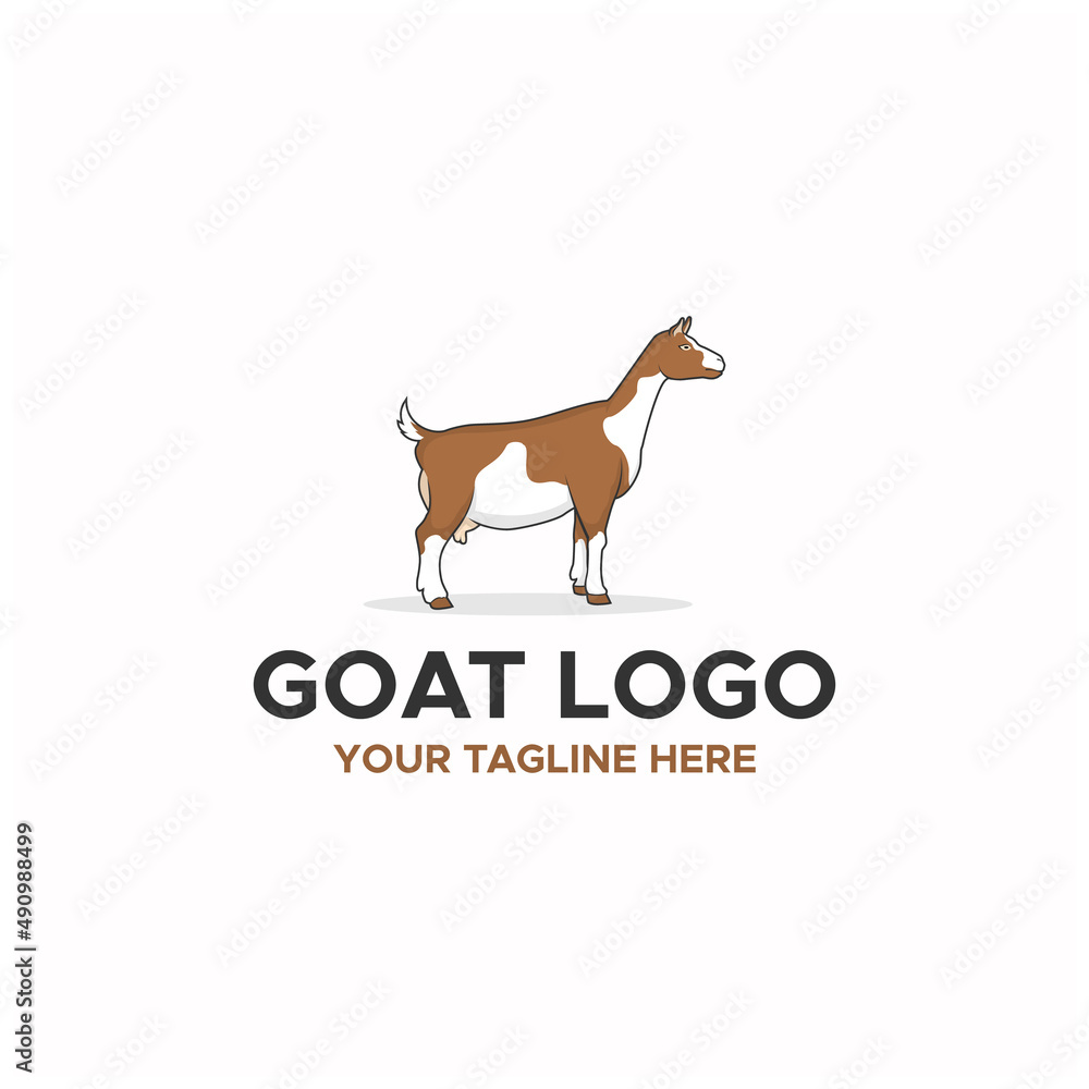 Goat and Farm Logo Sign Design