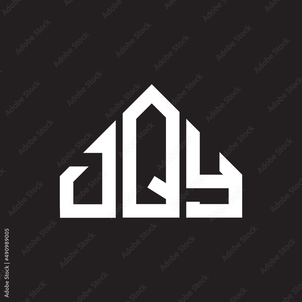 DQY letter logo design on black background. DQY creative initials letter logo concept. DQY letter design. DQY letter logo design on black background. DQY creative initials letter logo concept. DQY letter design.