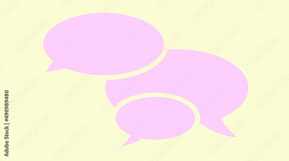 DIALOGUE. Three speech bubble. PASSION for the language and the communication. Conversation. Retro toned style. Illustration. Elegant soft yellow color fund. DIALOGUE. Three speech bubble. PASSION for the language and the communication. Conversation. Retro toned style. Illustration. Elegant soft yellow color fund.