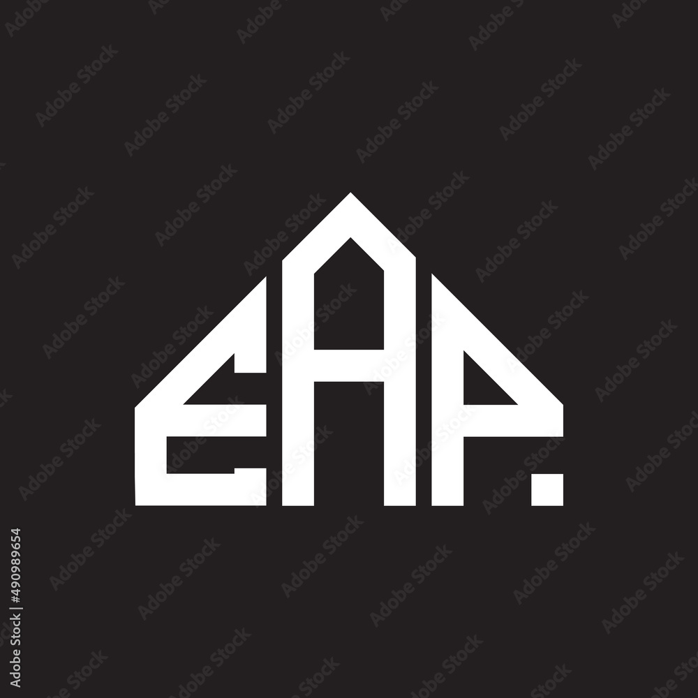 EAP letter logo design on black background. EAP creative initials letter logo concept. EAP letter design. EAP letter logo design on black background. EAP creative initials letter logo concept. EAP letter design.