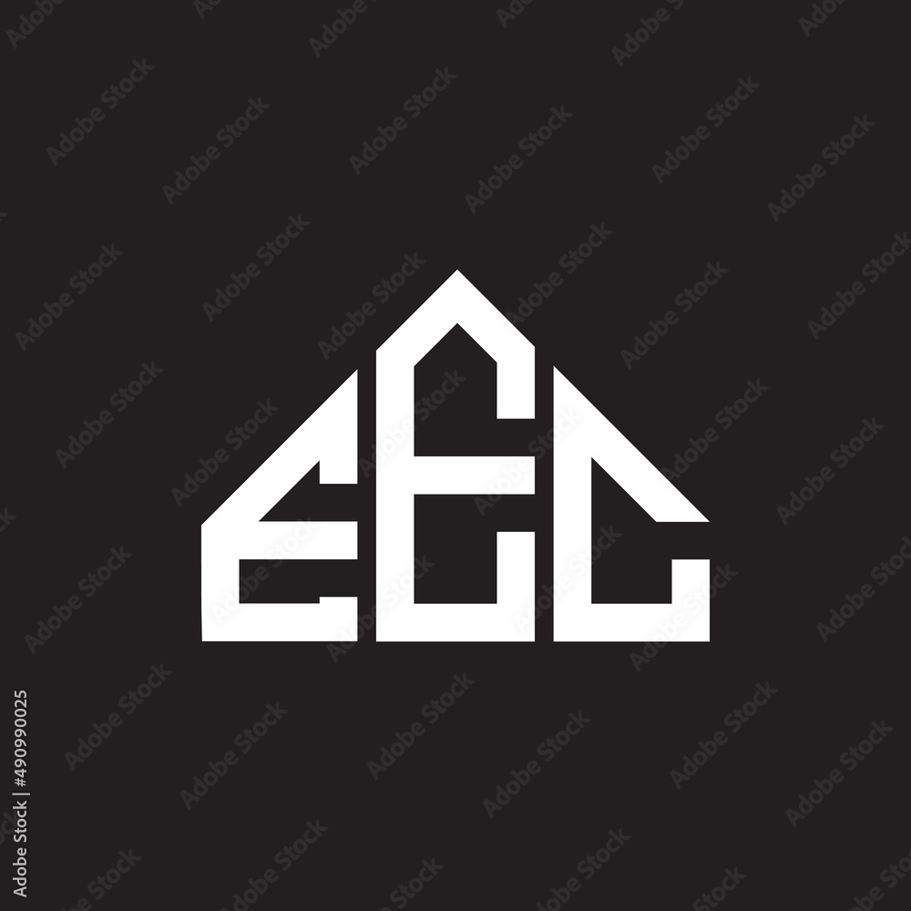 EEC letter logo design on black background. EEC creative initials letter logo concept. EEC letter design. EEC letter logo design on black background. EEC creative initials letter logo concept. EEC letter design.
