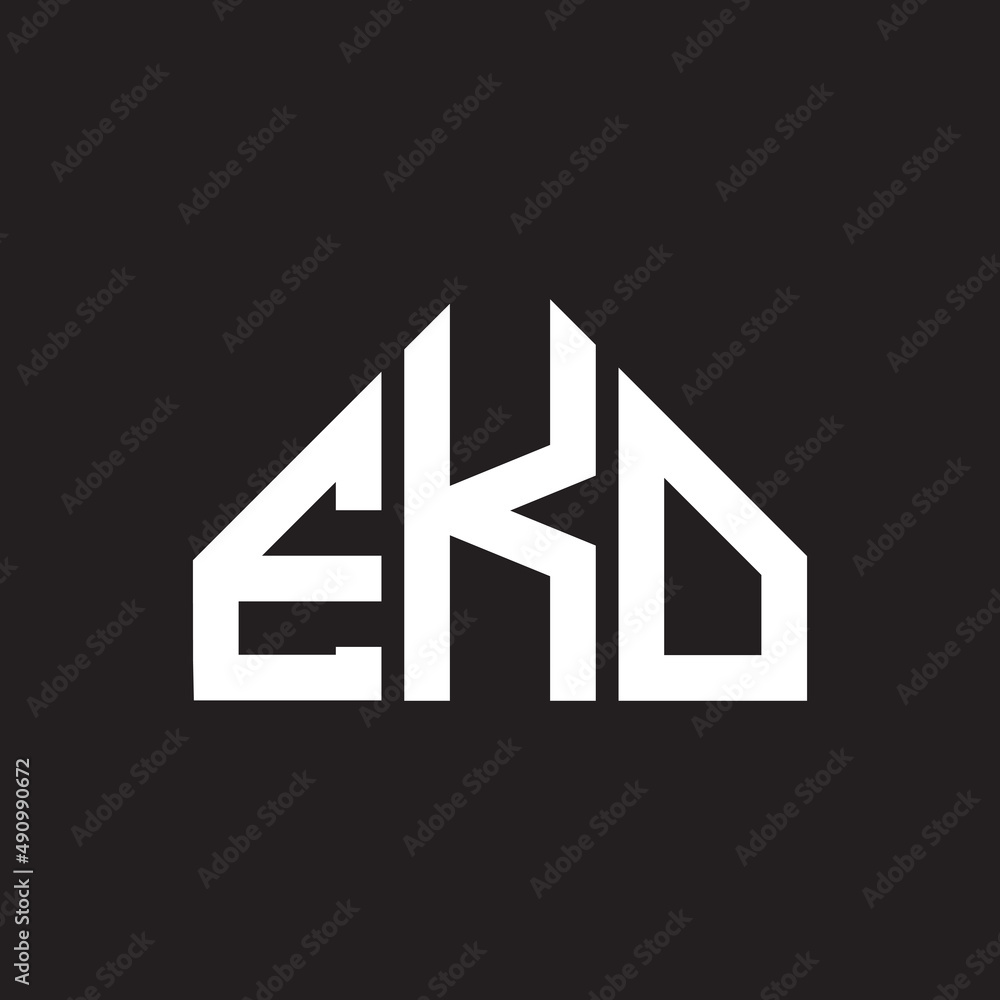 EKO letter logo design on black background. EKO creative initials letter logo concept. EKO letter design. EKO letter logo design on black background. EKO creative initials letter logo concept. EKO letter design.