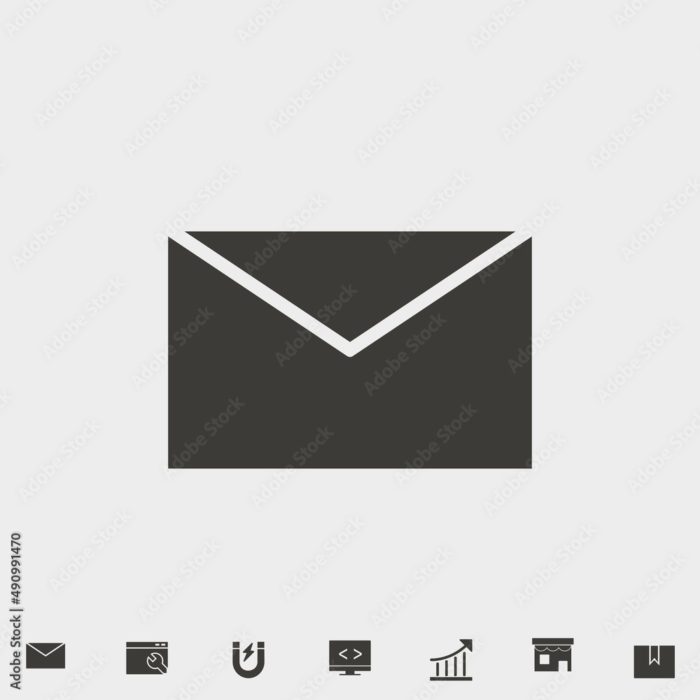 envelope icon vector illustration and symbol for website and graphic design envelope icon vector illustration and symbol for website and graphic design