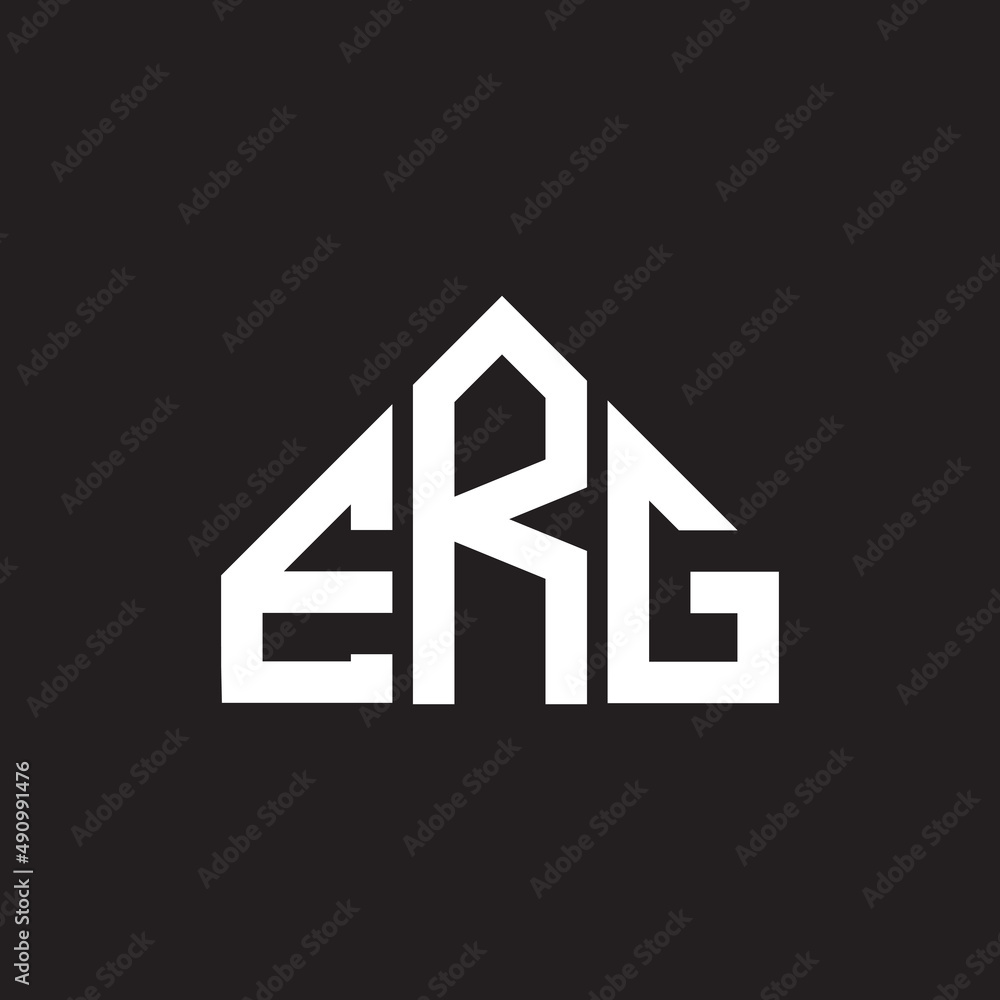 ERG letter logo design on black background. ERG creative initials letter logo concept. ERG letter design. ERG letter logo design on black background. ERG creative initials letter logo concept. ERG letter design.